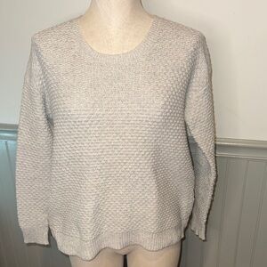 Madewell Landmark Texture Sweater Side Zip Hi-Lo Womens Small XS